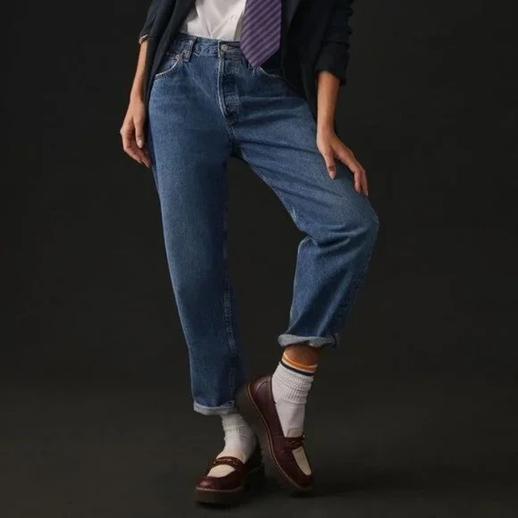 Agolde Jeans Wyman Straight Low Rise Classic 90s Sz 29 - Picture 8 of 8